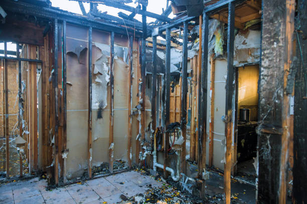 Professional Fire Damage Repair technician working in Grenloch, NJ